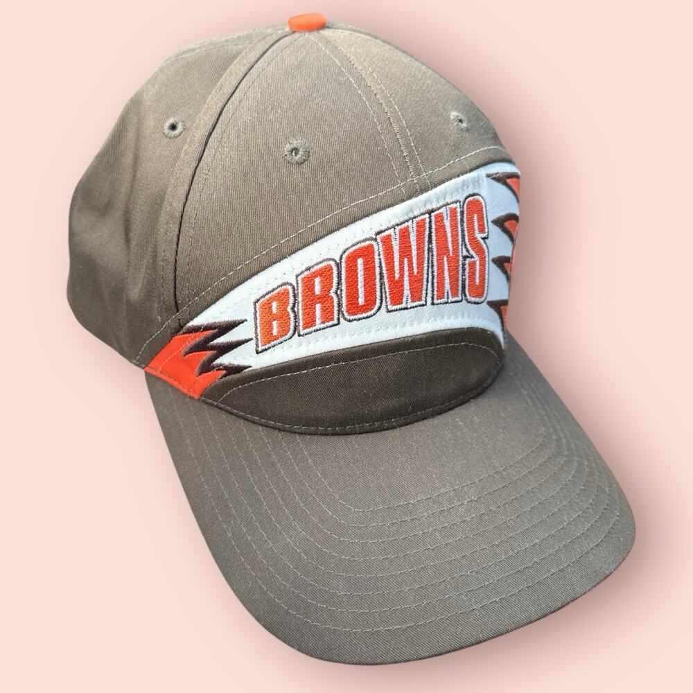 NEW Vtg Cleveland Browns NFL Game Day Claw Dad Hat Deadstock SnapBack Embroidery - Picture 2 of 6